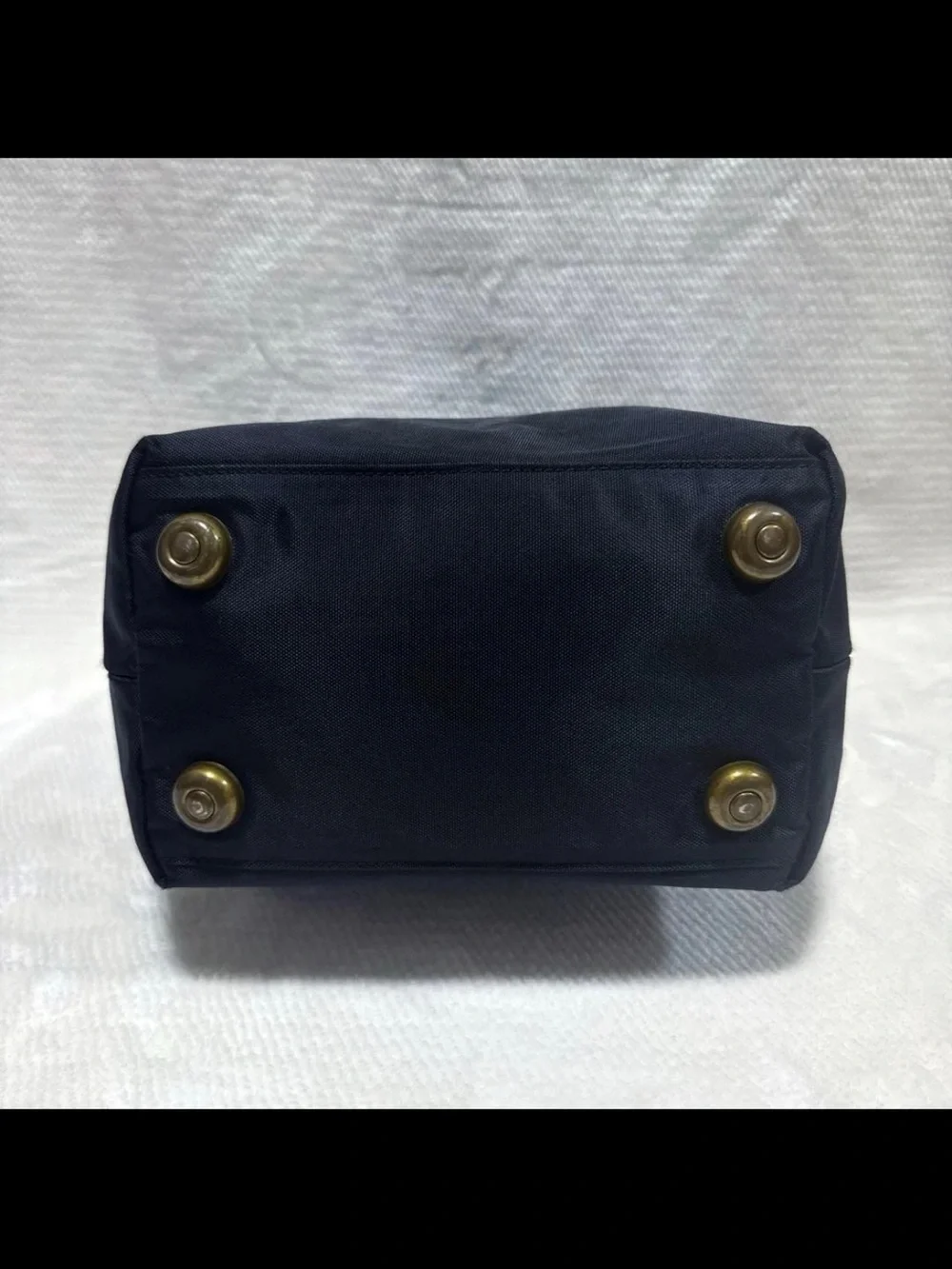 Mulberry Black Nylon Messenger with Brown Leather Patch